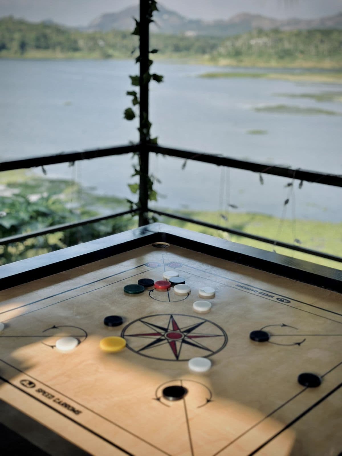 Evening campfire under the stars